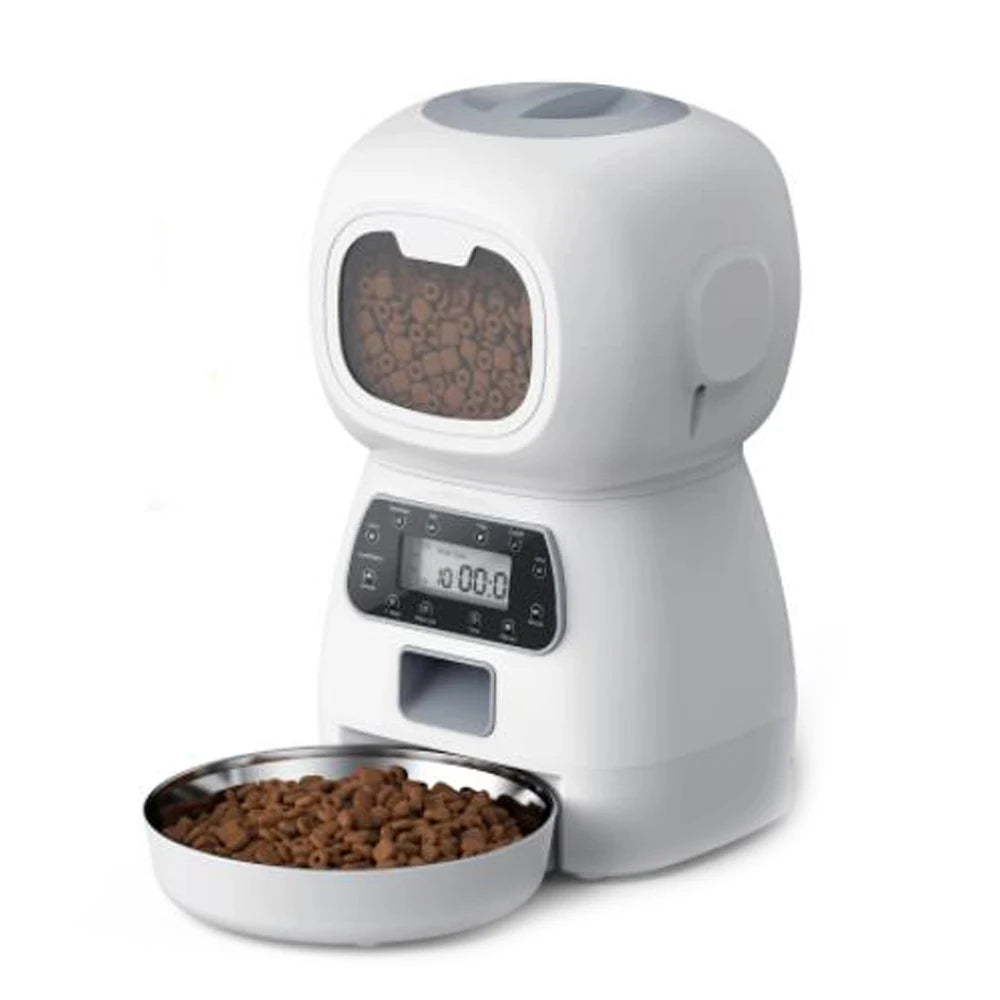 Smart WiFi Pet Feeder & Water Fountain - 3.5L Food Dispenser & 2L Water Bowl