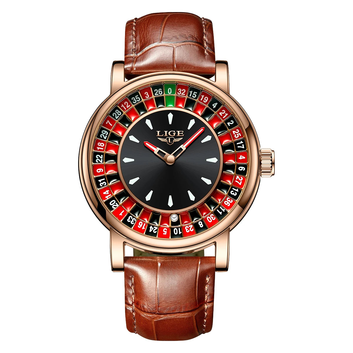 LIGE Lucky Roulette Watch – Elegance Meets Fortune