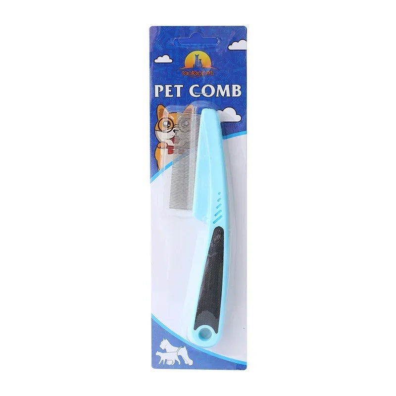 Pet Flea & Lice Comb for Cats & Dogs – Stainless Steel Needle Grooming Comb for Louse Removal