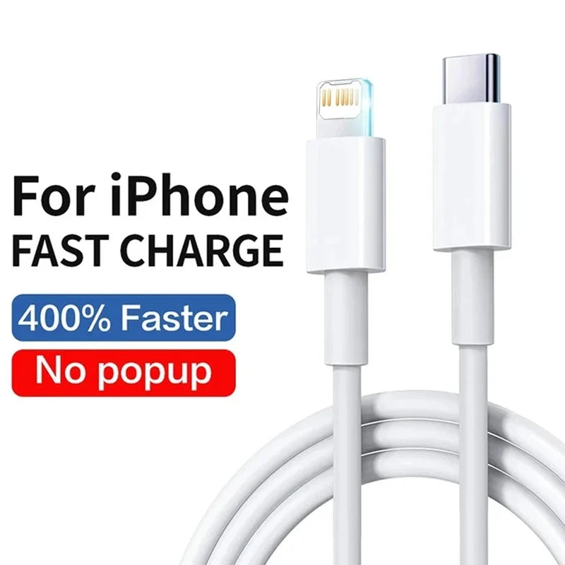 PD 20W Fast charger Cable For iphone 15 14 13 12 11 Pro Max X XS XR 8 7 6 6S Cell Phone Charger Charging Cable Accessories