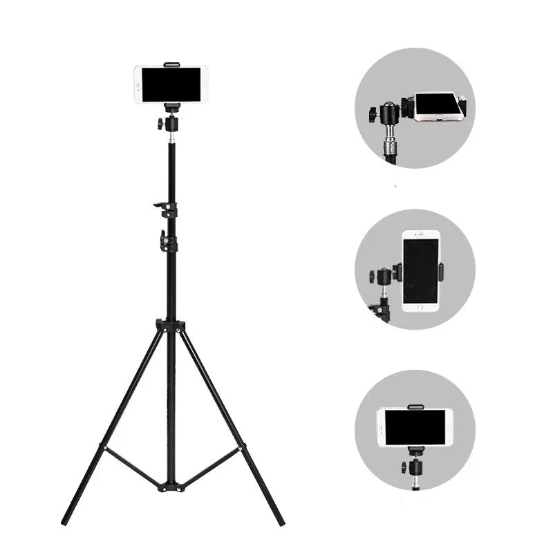 Stable & Adjustable: Securely holds your phone for steady video recording and live streaming.