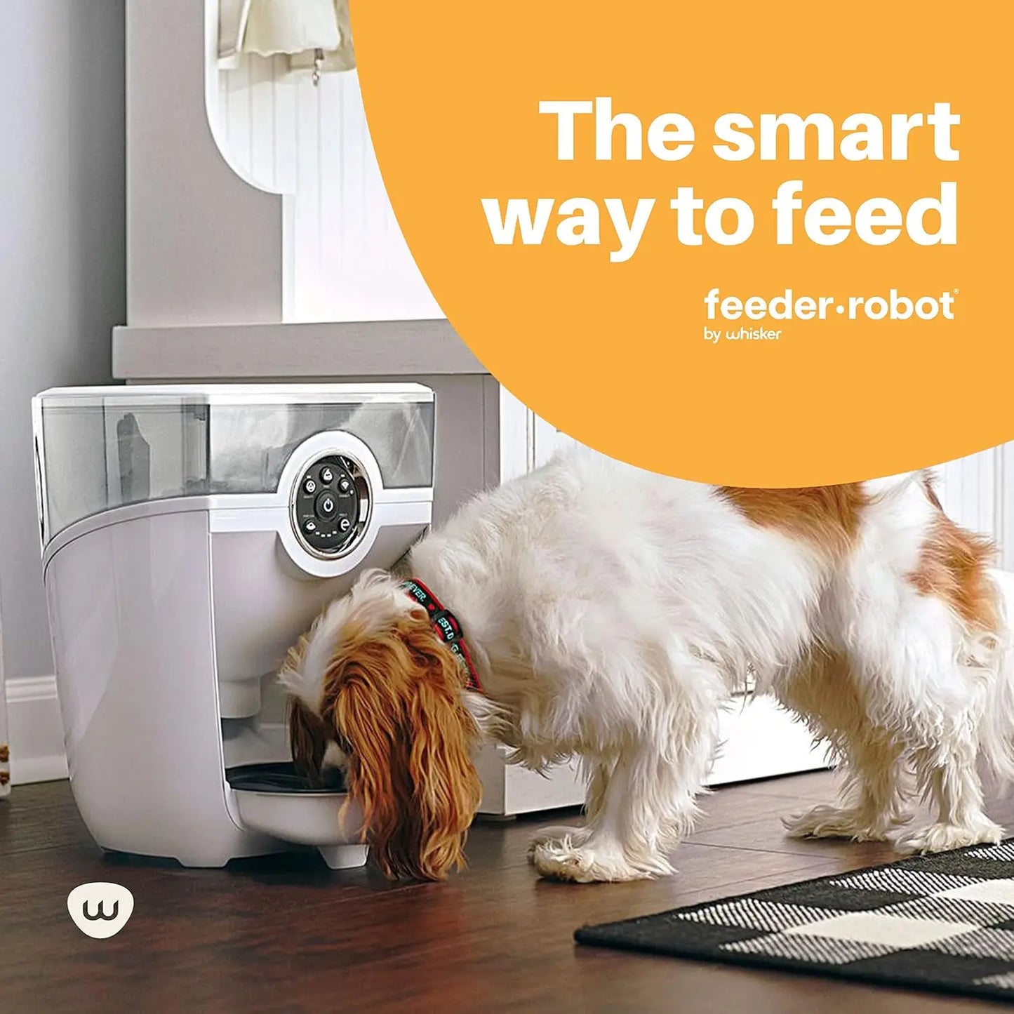 Feeder-Robot Smart Automatic Pet Feeder with Clear Hopper & Backup Battery for Cats and Dogs